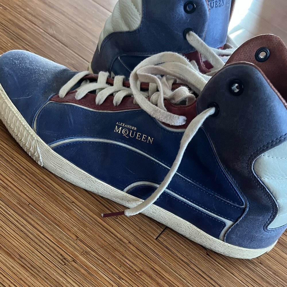 PUMA x Alexander McQueen Street Climb II Mid Blue Men's Sneakers
